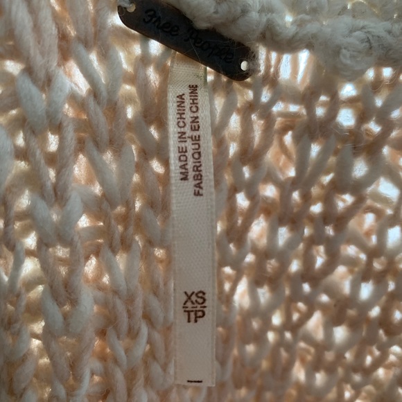 NWOT Free People Thick Cozy Cardigan Sweater XS - Picture 4 of 4